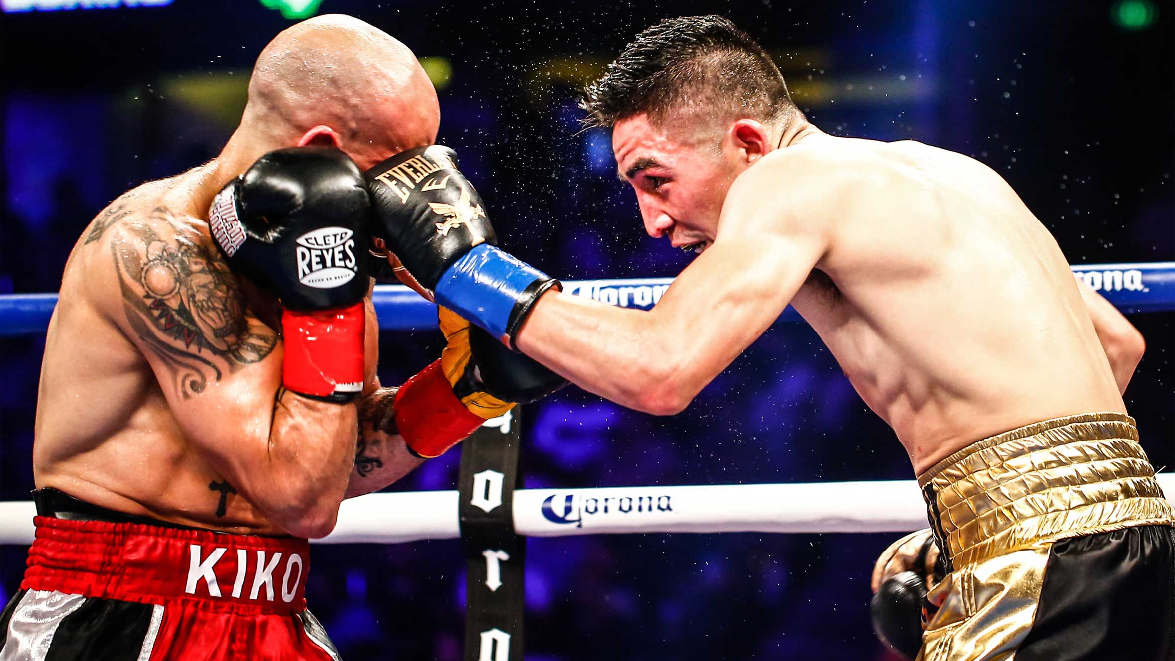 Leo Santa Cruz brings the pain to Kiko Martinez in blistering