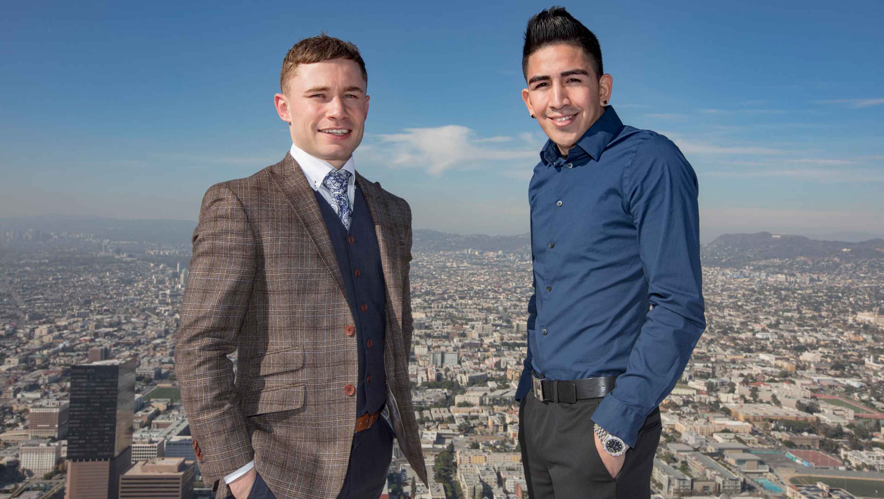 Carl Frampton and Leo Santa Cruz