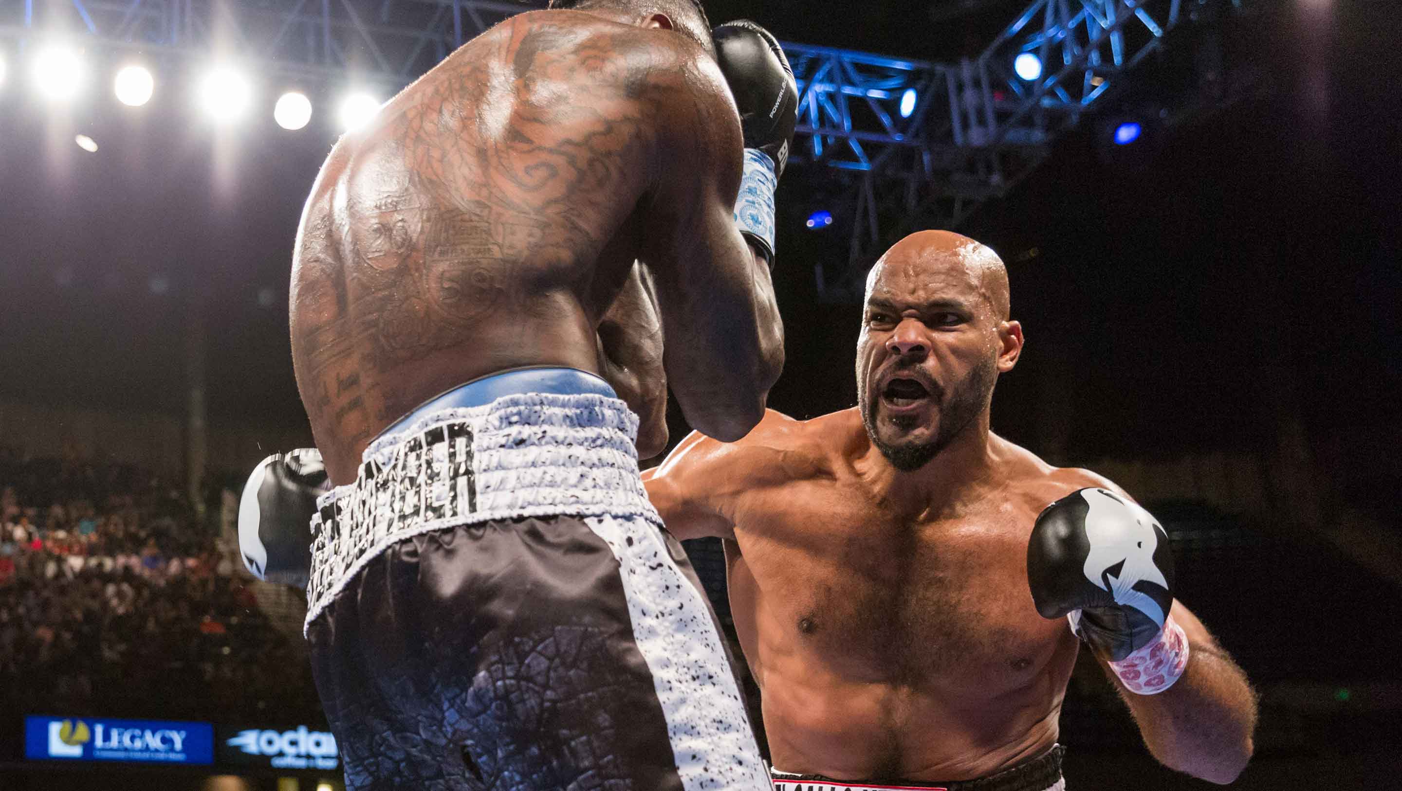 Deontay Wilder and Gerald Washington