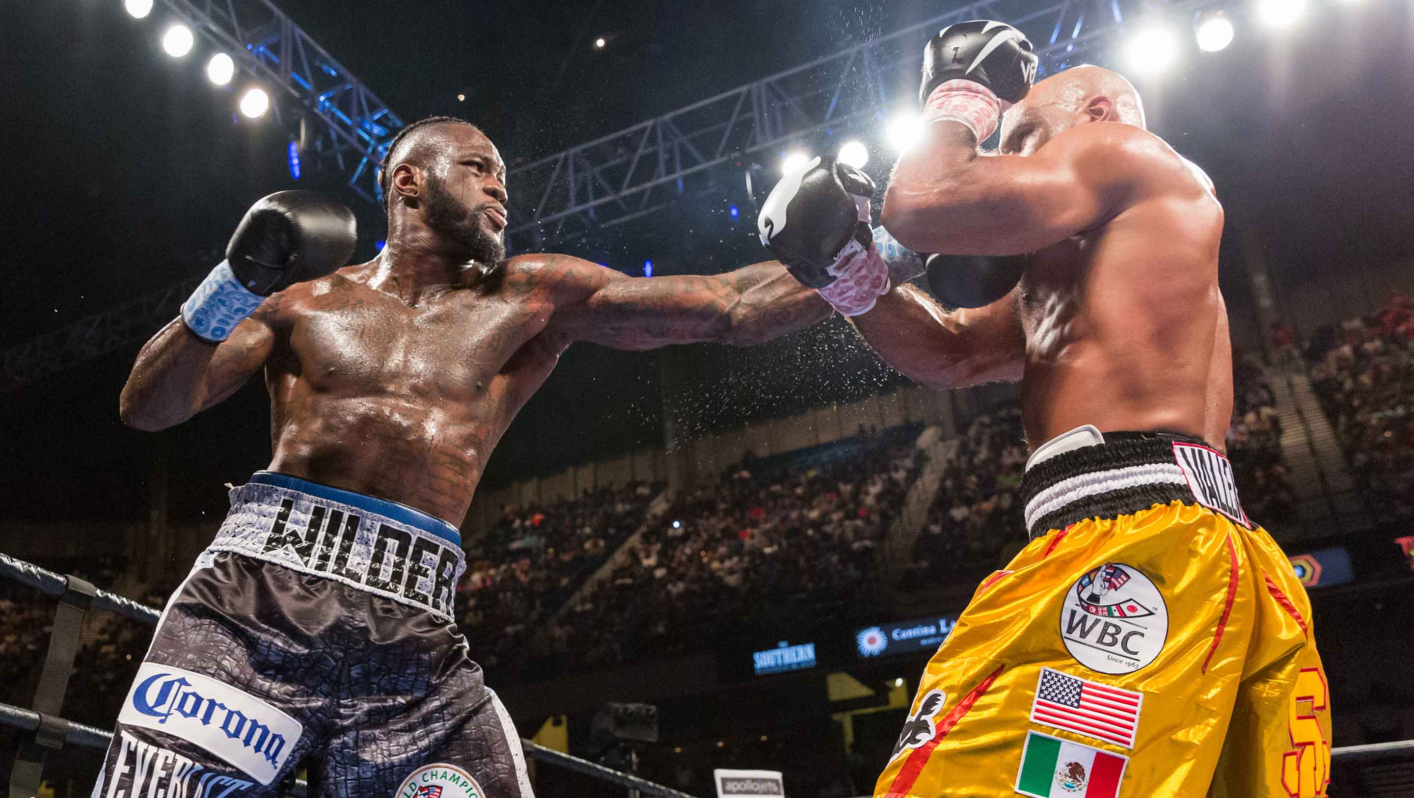 Deontay Wilder and Gerald Washington