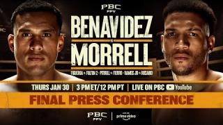 Embedded thumbnail for Benavidez vs. Morrell FINAL PRESS CONFERENCE | #BenavidezMorrell