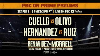 Embedded thumbnail for Benavidez vs. Morrell PRELIMS | #BenavidezMorrell