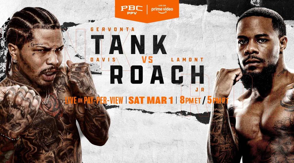 Tank vs Roach: March 1, 2025 on PBC PPV on Prime Video