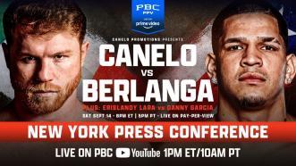 Canelo vs. Berlanga New York Press Conference | #CaneloBerlanga