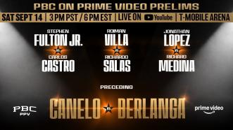 PBC on PRIME VIDEO PRELIMS | #CaneloBerlanga