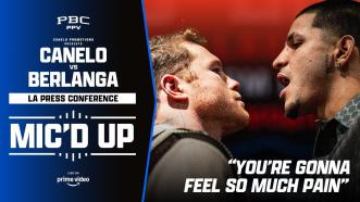 Exclusive Audio: Canelo and Berlanga's Intense Exchange at LA Press Conference