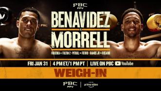 Benavidez vs. Morrell WEIGH-IN | #BenavidezMorrell