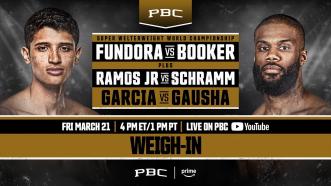 Fundora vs. Booker WEIGH-IN | #FundoraBooker