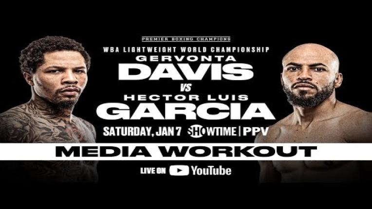 Embedded thumbnail for FIGHT WEEK MEDIA WORKOUT | #DavisGarcia