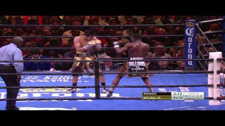 Embedded thumbnail for Broner vs Molina full fight: March 7, 2015 