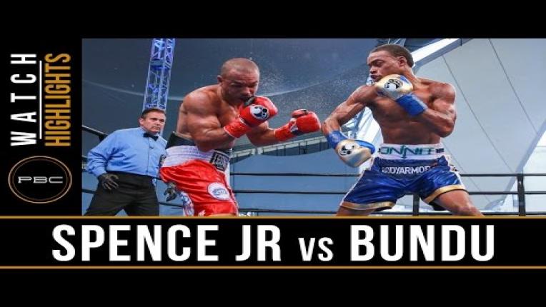 Embedded thumbnail for Spence Jr. vs Bundu highlights: August 21, 2016