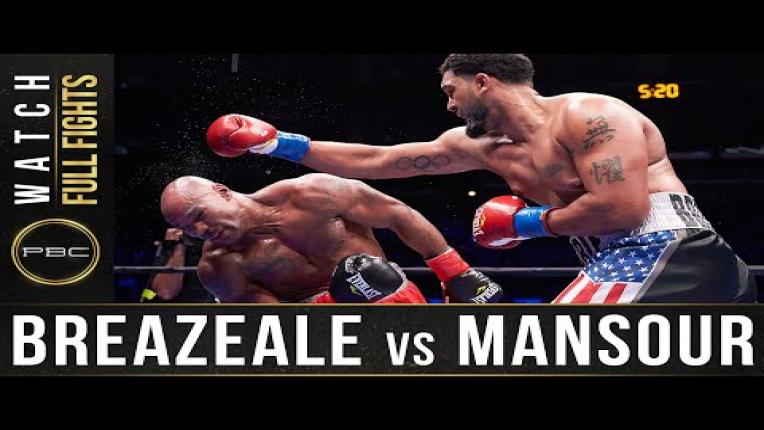 Embedded thumbnail for Breazeale vs Mansour full fight: January 23, 2016