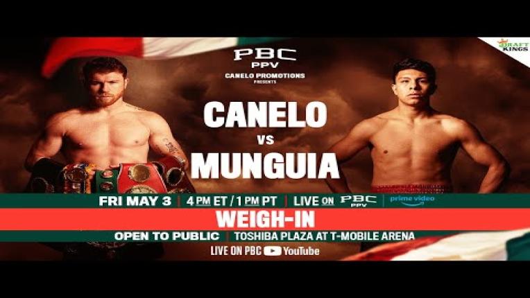Embedded thumbnail for Canelo vs. Munguia WEIGH-IN | #CaneloMunguia