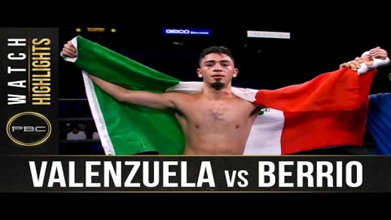 Embedded thumbnail for Valenzuela vs Berrio - Watch Fight Highlights | September 18, 2021