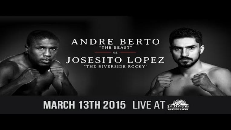 Embedded thumbnail for Berto vs Lopez, Porter vs Bone, Arreola vs Harper highlights: March 13, 2015