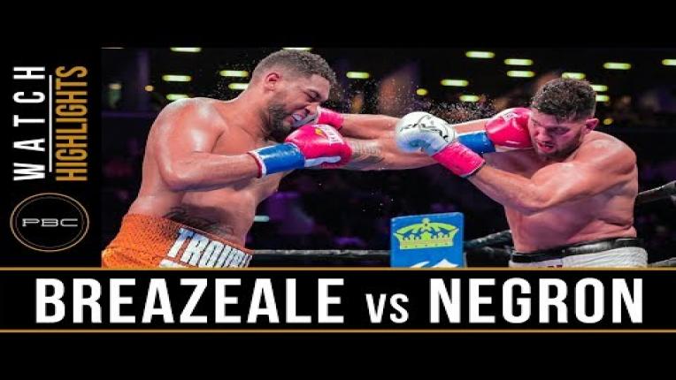 Embedded thumbnail for Breazeale vs Negron - Watch Video Highlights | December 22, 2018