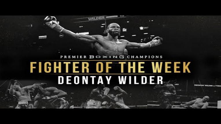 Embedded thumbnail for Fighter of the Week: Deontay Wilder