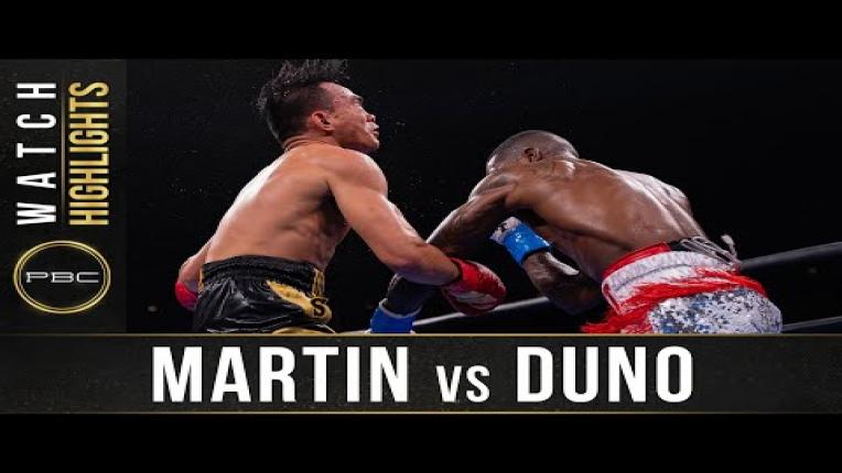 Embedded thumbnail for Martin vs Duno - Watch Fight Highlights | January 1, 2022