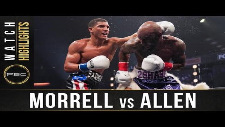 Embedded thumbnail for Morrell vs Allen - Watch Fight Highlights | August 8, 2020