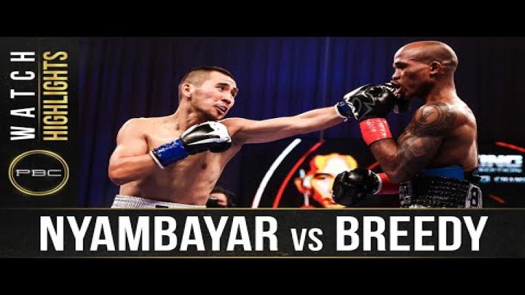 Embedded thumbnail for Nyambayar vs Breedy - Watch Fight Highlights | September 19, 2020