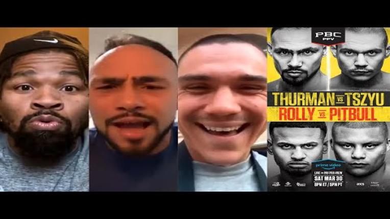 Embedded thumbnail for Tim Tszyu Crashes Keith Thurman&amp;#039;s Instagram Live and Things Get HEATED | FULL REPLAY