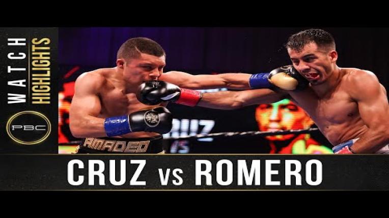 Embedded thumbnail for Cruz vs Romero - Watch Fight Highlights | March 13, 2021