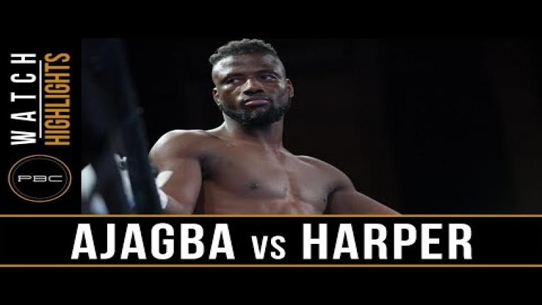 Embedded thumbnail for Ajagba vs Harper - Watch Video Highlights | August 24, 2018