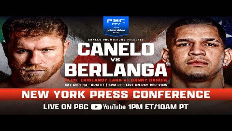 Embedded thumbnail for Canelo vs. Berlanga New York Press Conference | #CaneloBerlanga