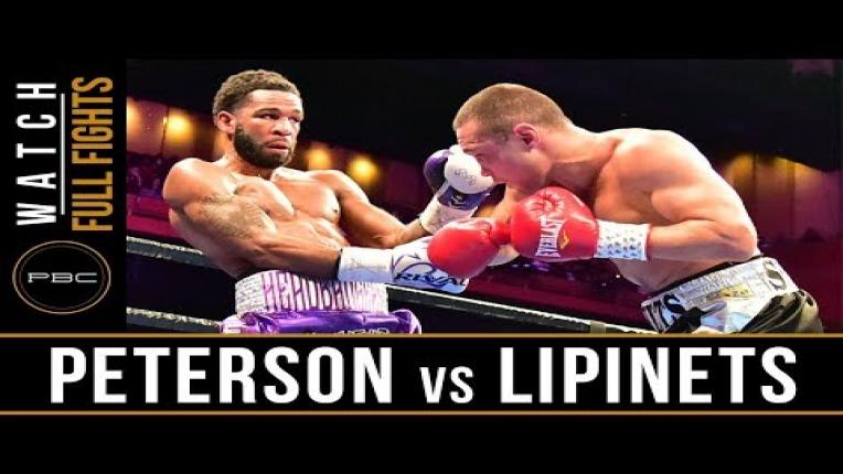 Embedded thumbnail for Peterson vs Lipinets - Watch Full Fight | March 24, 2019