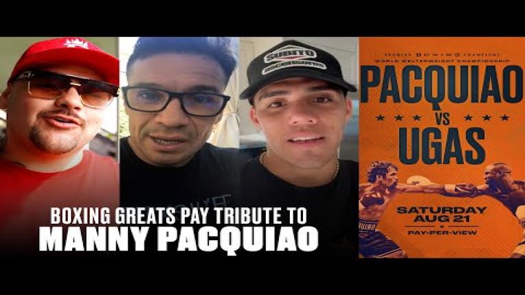 Embedded thumbnail for Boxing Greats Pay Tribute to Manny Pacquiao