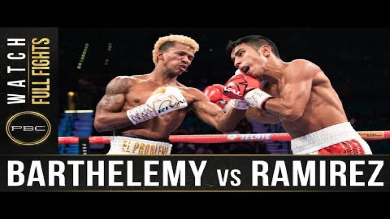 Embedded thumbnail for Barthelemy vs Ramirez Full Fight: September 26, 2017 - PBC on FS1