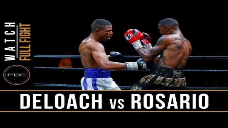 Embedded thumbnail for DeLoach vs Rosario Full Fight: May 26, 2018 - PBC on FS1