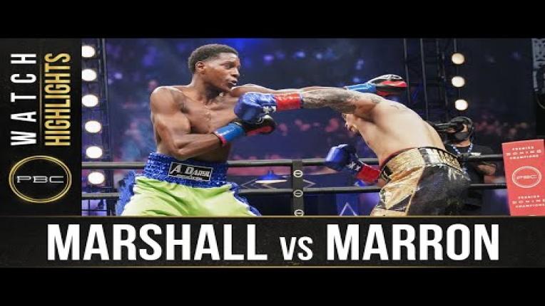 Embedded thumbnail for Marshall vs Marron - Watch Fight Highlights | April 20, 2021