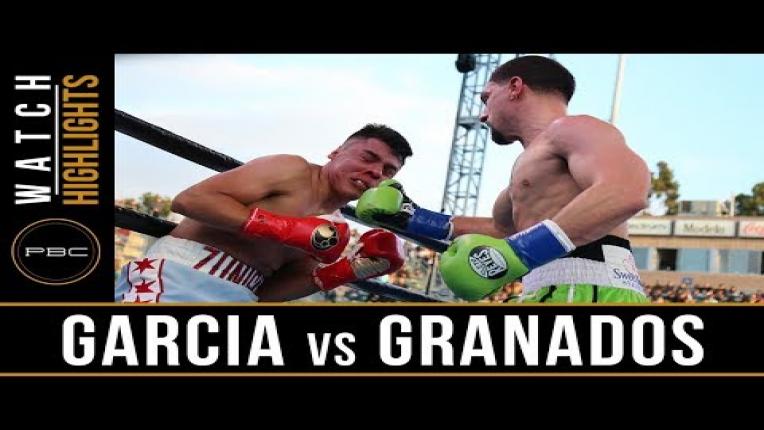 Embedded thumbnail for Garcia vs Granados - Watch Fight Highlights | April 20, 2019