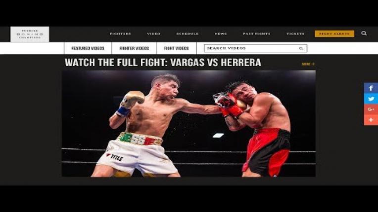 Embedded thumbnail for Vargas vs Herrera Full Fight: December 15, 2017 - PBC on FS1