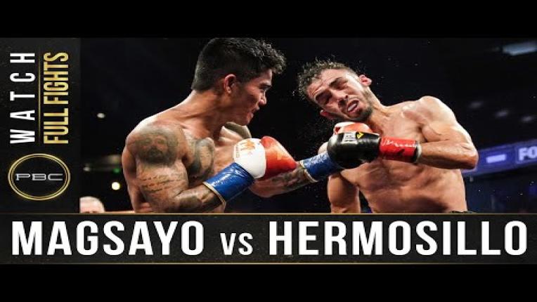 Embedded thumbnail for Magsayo vs Hermosillo - Watch FULL FIGHT | October 3, 2020