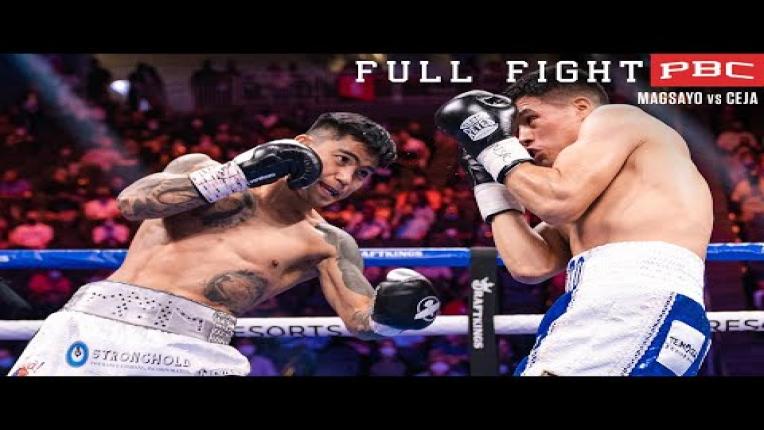 Embedded thumbnail for Magsayo vs Ceja FULL FIGHT: August 21, 2021 | PBC on FOX PPV