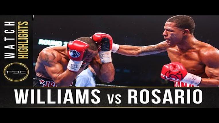 Embedded thumbnail for Williams vs Rosario - Watch Fight Highlights | January 18, 2020