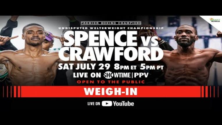 Embedded thumbnail for Spence vs. Crawford OFFICIAL WEIGH-IN | #SpenceCrawford
