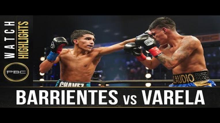 Embedded thumbnail for Barrientes vs Varela - Watch Fight Highlights | October 3, 2020