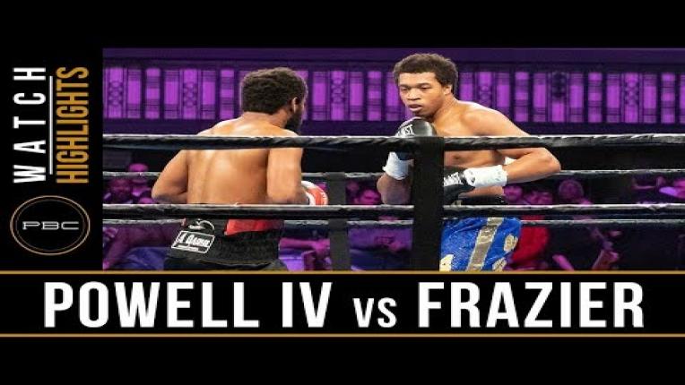 Embedded thumbnail for Powell vs Frazier Watch Full Fight | February 23, 2019