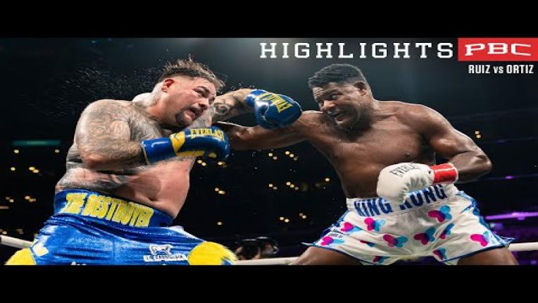 Embedded thumbnail for Ruiz vs Ortiz - Watch Fight Highlights | September 4, 2022