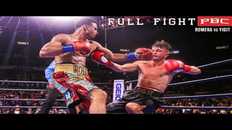 Embedded thumbnail for Romero vs Yigit - Watch Full Fight: July 17, 2021 | PBC on Showtime