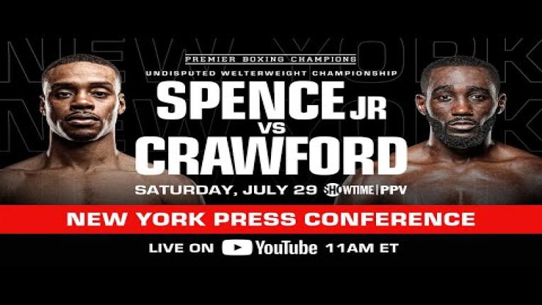 Embedded thumbnail for Errol Spence Jr. vs Terence Crawford New York Press Conference | #SpenceCrawford