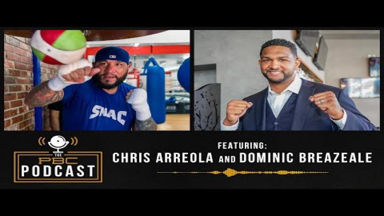 Embedded thumbnail for Heavyweights Chris Arreola and Dominic Breazeale join the PBC Podcast