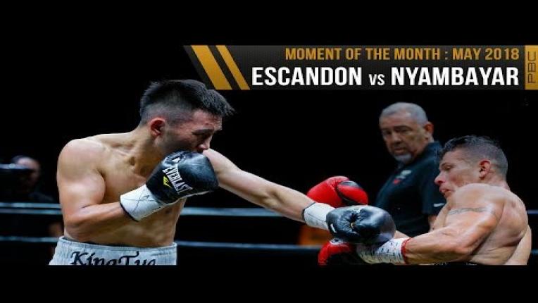 Embedded thumbnail for May 2018 Moment of the Month: Escandon vs Nyambayar