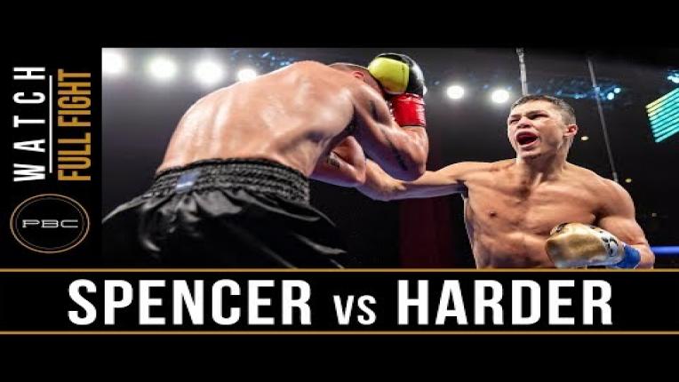 Embedded thumbnail for Spencer vs Harder - Watch Full Fight | January 13, 2019