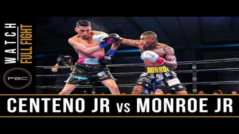 Embedded thumbnail for Centeno Jr vs Monroe Jr - Full Fight | June 1, 2019