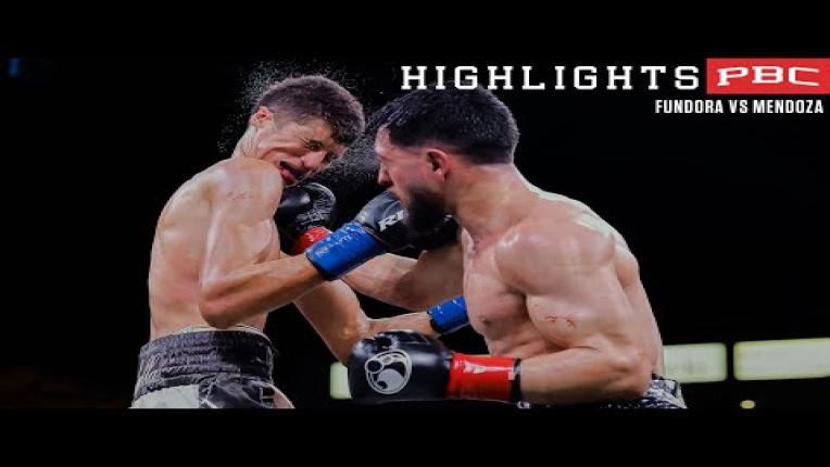 Embedded thumbnail for Fundora vs Mendoza HIGHLIGHTS:  April 8, 2023 | PBC on Showtime