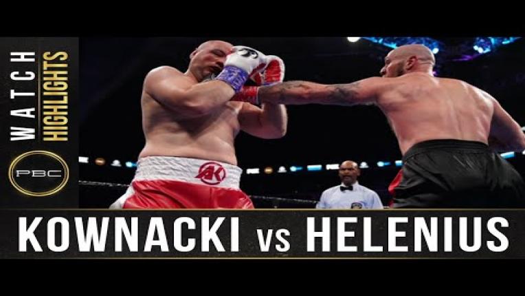 Embedded thumbnail for Kownacki vs Helnius - Watch Fight Highlights | March 7, 2020